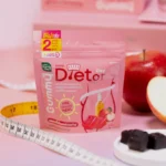 Жевательные конфеты Dietor Day Gummy — для поддержки снижения веса — набор из 1 коробки (6 упаковок — 24 шт.)