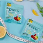 Жевательные конфеты Dietor Night Gummy — для поддержки снижения веса — набор из 1 коробки (6 упаковок — 24 шт.)